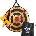 WIn SPORTS Toy Foam Axe Throwing Game - Indoor Outdoor Target Game,Includes Two Foam Axes, One 26 Easy Fold Target and A Carry Bag