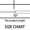 EXCLUSIVE HOME Topper Double Curtain Rod and Finial Set, Gunmetal, 36"-72"