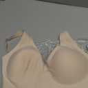 Popilush Wireless Bras Women Seamless No Underwire Push Up Bra Supportive Deep V Bralette Everyday Comfortable T-Shirt Bra (Medium, Beige)