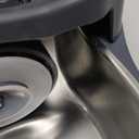 Gardner Pet Automatic Dog Water Dispenser Gravity Stainless Steel Water Waterer Feeder, 100% BPA-Free Large Capacity Water Feeding Bowls for Medium & Large-Sized Dogs Cats Other Pets -(1 Gallon) (Dark Grey)