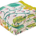 Beige Boho Throw Blanket, 100% Cotton Blankets for Couch Bed, 50"x60"Cotton Quilt Travel Muslin Blankets Farmhouse Home Decor Soft Lightweight Picnic Blanket for Summer