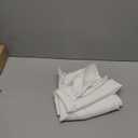 Susclude Mens Casual Dress Pants Old Money Pleated Baggy Wide Leg Vintage Relaxed Fit Slacks Work Office Trousers (30, White)