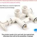 Upgraded Water Softener Bypass Valve 7278434, Compatible with Sears, North Star, GE, Ecowater, 3/4" Softener Valves