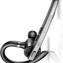 Bluetooth Headset, Wireless Bluetooth 5.3 Earpiece, 90Hrs Wireless Earpiece with Dual Noise Cancelling Mics, Hands Free Headset with APTX HD Audio & Mute Button for Trucker/Office/Business/Gym, IPX7