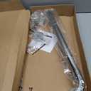 L-Shaped Grab Bars for Shower, 24x12 Inch Stainless Steel Grab Bars for Elderly for Wall Mount, Anti-Slip Knurled Grip Bathroom Safety Rail, Left