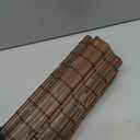 LazBlinds No Drill Bamboo Roman Shades, 22" W x 64" H, Malay Walnut