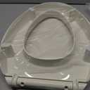 KOHLER 25875-96 Hyten 3" Height, Elevated Soft Close Elongated Toilet Seat, Contoured Seat with Grip-Tight Bumpers, Quick-Attach Hardware, No Slam Toilet Seat, Biscuit