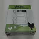Automatic Chicken Coop Door PRO - Solar Powered with LCD Display - Light Sensor & Timer - Anti-Pinch Function - Wide Opening - New Model - 5 Year Protection (Black)