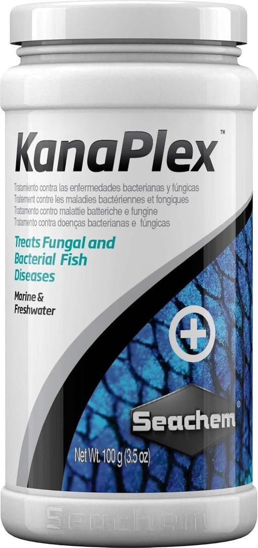 Seachem KanaPlex Size: 100 g, Treats Fungal and Bacterial Fish Diseases