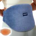 Microwave Heating Pad for Back Pain Relief, Washable Microwavable Hot Compress Therapy for Sciatica Surgery Recovery, Lower Lumbar, Waist Warm Compress, Stomach, Cramps, Blue