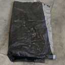 40x60 Heavy Duty Tarp Cove Multi Purpose Protective Cover - Durable, Waterproof, Weather Proof, Rip and Tear Resistant - Extra Thick 12 Mil Polyethylene, Siver/Black