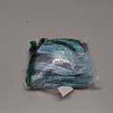 B2prity Women's One Piece Swimsuits Tummy Control Front Cross Bathing Suits Tie Back Slimming V Neck Swimwear (Medium, Black and Green Stripe)