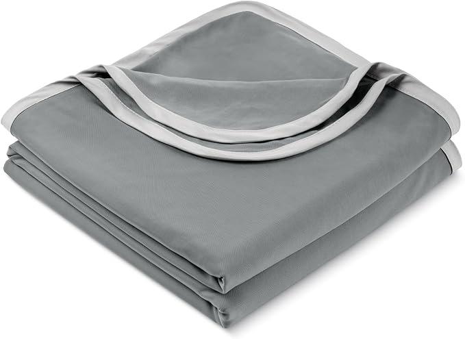 Cooling Blankets, Double-Sided self-Cooling Blankets, Sweat-Absorbing and Breathable, Charcoal Gray Bed Blankets, Sofa Blankets, Travel Blankets(Charcoal,150 x 200 cm)