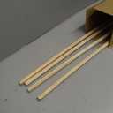 Sintuff Bird Perches Natural Wood Double Slots, 24 Inches, 4 Pcs
