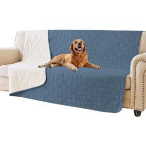 Tcksstex Waterproof and Non-Slip Dog Bed Cover and Pet Blanket Sofa Pet Bed Mat car Incontinence Mattress Protectors Furniture Couch Cover for Most Cats Dogs, Pets52x82- Navy Blue