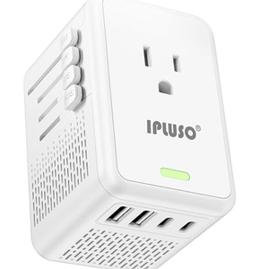 TESSAN Universal Travel Adapter, 35W International Plug Adaptor with 3 USB C and 2 USB A Charging Ports, Worldwide Power Outlet for US to European EU UK AUS Ireland(Type C/G/A/I)