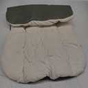 Desk Chair Cushion with Removable Cover, Office Chair Seat with Back Support, Rocking, 35.4"x20" (White)