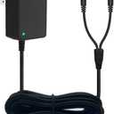 PUIMIT Charger for Mini Educator E Collar 300, 400 Series and BP-504 Barkless Dog Training Collars, Dual Lead Replacement Adapter, Power Cord, DC Barrel Connector, 4.9 Ft/1.5 M Long Cable, Black
