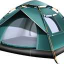 2-3 Person Camping Tent Automatic Instant Pop-Up Tents for Camping Easy and Quick Setup Camping Tent Waterproof Tent Family Tent for Camping/Backpacking/Hiking/Beach/Backyard/Outdoor Events 86.7"L x 78.7"W x 57"H
