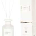 SENSE ISLAND Reed Diffuser Set, Lavender Thyme Scent, 6.7 oz, Home Fragrance with 5 Diffuser Sticks Long Lasting Fragrance (White)