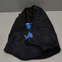 NFL Team Logo Black Drawstring Winter Cap Hooded Gaiter Balaclava Face Cover (One Size)