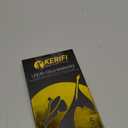 KERIFI Liquid Gold Chrome Markers, Supper Golden Metallic Paint Pens, Reflective Gloss Permanent Mirror Markers for Model Repairing, Resin Metal Glass Plastic, DIY Art Projects Crafts (5 Pack, 1-3mm)