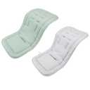 Stroller Cushion for Baby, Cotton Stroller Seat Liners Universal Stroller Cushion Pad for Toddler 34x78cm, 1 Pack (Green)