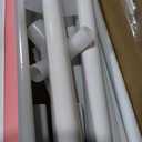Mengersi Canopy Bed Frame Queen Size,Bed Canopy Frame Post Poles,Canopy Bed Curtains Frame Bracket Fit for Metal Bed Wood Bed Bedroom Decor,White