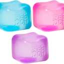 Schylling Needoh Nice Cube Sensory Toy with a Super Solid Squish - Always Returns to its Square Shape - Colors May Vary, 3 Pack