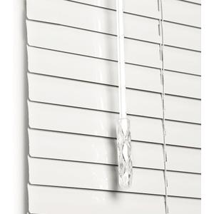 Customizable Horizontal Window Blinds Aluminum Mini Blind for Windows, Doors, RV, Campers and Any Room, Light Adjustment, 1 inch Slats Cordless Venetian Blinds & Shades(White)