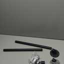 SERENITA Industrial Pipe Clothing Rack 37" Heavy Duty Black Iron Pipe Clothing Garment Hanging Rod Bars. Wall Mounted. Closet Laundy 1 Piece