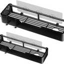 WISHNYMPH 2Piece Convenient Adhesive Shower Organizer Rustproof Shower Rack Drill Shower Shelf for Bathroom Shower Rack