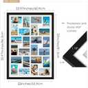 DUENPY 22x32 Collage Picture Frame 4x6 Picture Frames Collage Wall Decor Displays twenty four 4x6 inch Photos Horizontal Wall Mounting Display 