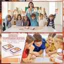 24 Sets Fall Notepads and Pencil Set Thanksgiving Autumn Stationery Gift Bulk Include Christian Bible Notebook Fall Pencils Inspirational Gift Tag Bowtie Treat Bag for Office School Supplies