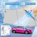2025 Upgrade Sunshade Roof for Tesla Model Y Juniper [No-Gap/No-Sagging] Roof Sun Shade Heat Insulation Sunroof Shade for Tesla Model Y Juniper Accessories Gray