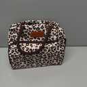 Coobiiya Lunch Box Lunch Bag for Women Adults Men, Reusable Cute Lunch bag - Leakproof, Insulated Lunch Box Tote with Large Capacity, Cooler Container for Work/Travel/Office (1leopard)