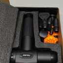 TOLOCO Massage Gun, Deep Tissue Back Massage for Athletes for Pain Relief, Percussion Massager with 10 Massages Heads & Silent Brushless Motor, Valentines Day Gifts for Him Her, Black