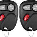 2 PCS Key Fob Replacement Fits for 2002 Chevy Avalanche 2001-2002 Suburban Silverado Tahoe S10 Pickup 2002 Cadillac Escalade 2001-2002 GMC Sierra Yukon 2001-2004 Sonoma Keyless Entry Remote KOBLEAR1XT