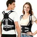 Posture Corrector for Women & Men, Upgraded Dynamic Traction Correction System Helps Reduce Upper & Lower Back Pain, Suitable for Scoliosis, Hunchback & Thoracic Spine Issues, Relieves Muscle Tension & Fatigue Caused by Poor Posture, Keeping You More Active & Confident in Daily Life (Medium)