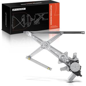 A-Premium Electric Power Window Regulator with 2-Pin Motor Compatible with Honda CR-V 2012-2016, Without Auto Up/Down and Anti-Pinch Feature, Front Right Passenger Side