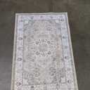 Pauwer Kitchen Mats for Floor 3 Piece Set Boho Non Slip Kitchen Rugs Washable Farmhouse Kitchen Floor Mats Thick Long Kitchen Throw Area Rug Carpet Runner for Hallway Entryway Laundry Bathroom, Beige (20"x32"+20"x48"+20"x59")