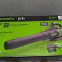 Greenworks 60V (610 CFM / 130 MPH) Cordless Leaf Blower, High Power, Lightweight & Quiet Operation for Wet Leaves, Driveways and Dense Gravel, Includes 2.5Ah Battery & 5A Rapid Charger