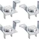 DC96-00887A Thermal Fuse Dryer Replacement by Techecook - 4 Pack DC96-00887A DC96-00887C Replacement for Sam-sung Kenmore Dryer - Replaces 35001193 AP6008689 PS11741829