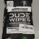 DUDE Wipes - Flushable Wipes for Adults - 3 Pack, 144 Count - Odor Destroyer XL - Deodorizing with Clean Scent - Up to 24 Hours of Odor-Destroying Technology