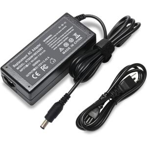 65W AC Adapter Charger Compatible with Toshiba Satellite C55 C55D C655 C855 C855D L745 L655 L755 L55 P755 C675 L775D P845T P855 Z830 S55 Z30 A665 C55-A C55T C75D Z930 E45T Power Supply Cord