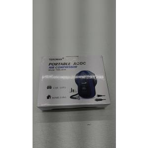 TEROMAS Tire Inflator Portable Air Compressor, Air Pump DC/ AC for Car Tires 12V DC and Other Inflatables at Home 110V AC, Digital Electric Tire Pump with Pressure Gauge(Blue)