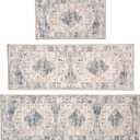 Kitchen Rug Set 3Pcs, Boho Rug Sets Non Slip Washable for Floor Thick Farmhouse Kitchen Decor Runner Rugs for Kitchen, EntrywayLaundry, Hallways 20''x32''+20''x48''+20''x59
