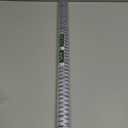 VELIMAX 1/2-Inch Reeded Glass Window Film, Frosted Reeds Window Film, Window Privacy Film, 3D Window Decals Non Adhesive for Bathroom Living Room Office, 17.7x78.7 inches