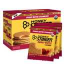 Honey Stinger Organic Peanut Butter Strawberry Waffle, Energy Stroopwafel for Exercise, Endurance and Performance, Sports Nutrition for Home & Gym, Pre & During Workout, 16.96 Ounces (Pack of 16) (EXP 04/14/26)