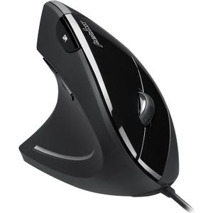 Perixx Perimice-513L Wired Vertical Ergonomic Mouse with 2 DPI, 6 Button Optical Ergo Mouse with 2 Level DPI Switch 1000 1600, Left Handed, Black Perixx Perimice-513L Wired Vertical Ergonomic Mouse with 2 DPI, 6 Button Optical Ergo Mouse with 2 Level DPI Switch 1000 1600, Left Handed, Black
